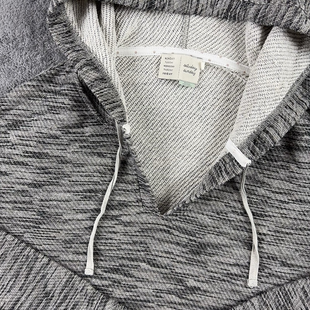 Anthropologie‎ Saturday Sunday Rehearsal Cropped Hoodie Womens S French Terry